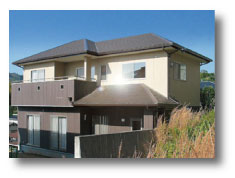 「砕石パイル」がこの家を支えています。